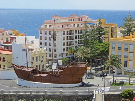 Santa Maria Ship, Santa Cruz de La Palma